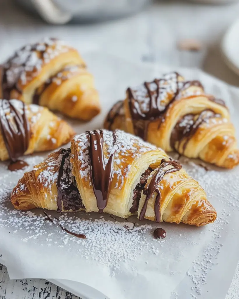 Schokohörnchen mit Nutella