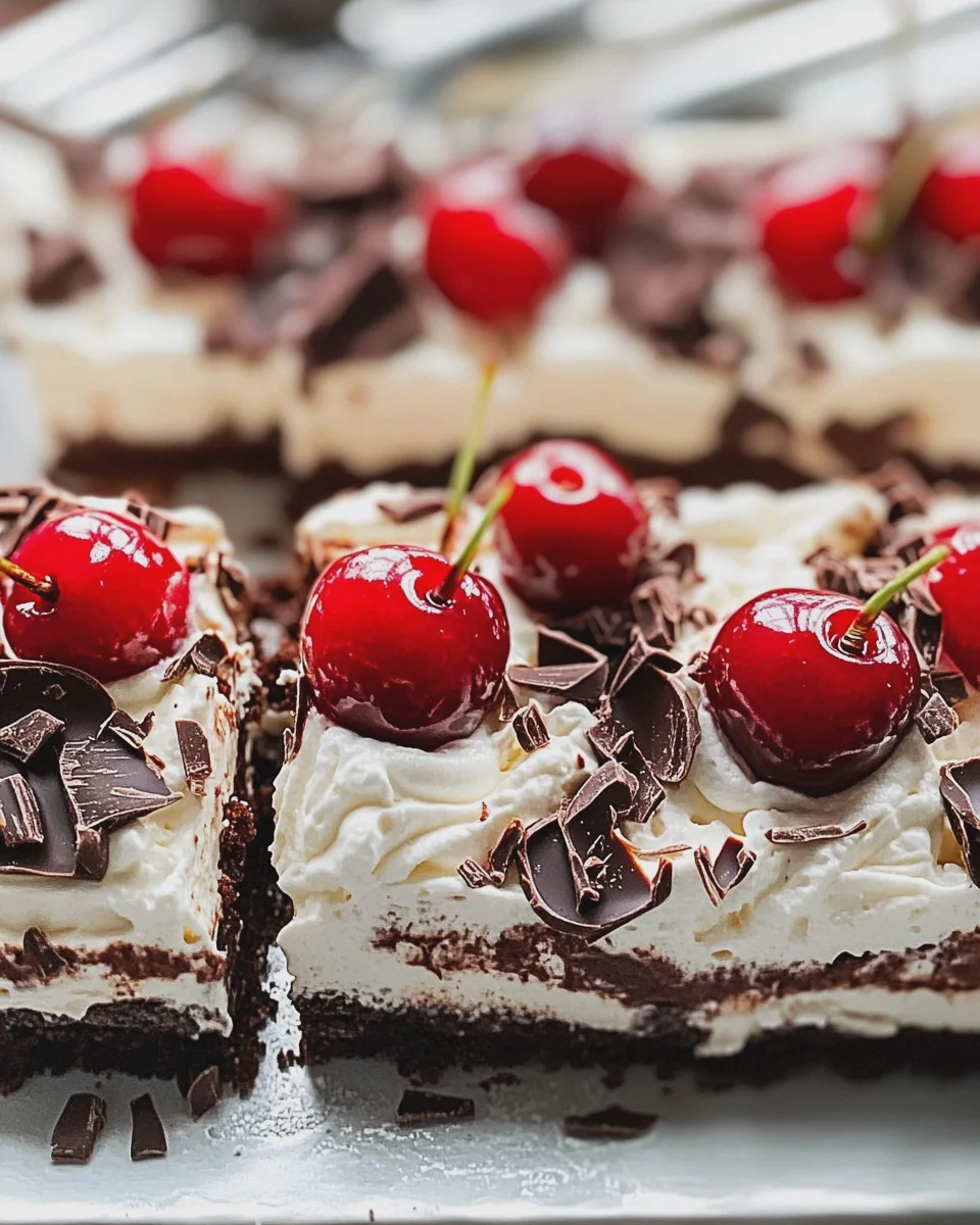Schokoladen-Kirsch-Dessert