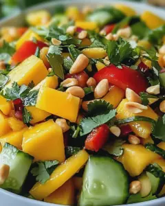 Thai-Mango-Salat Frisch und Spritzig Genießen