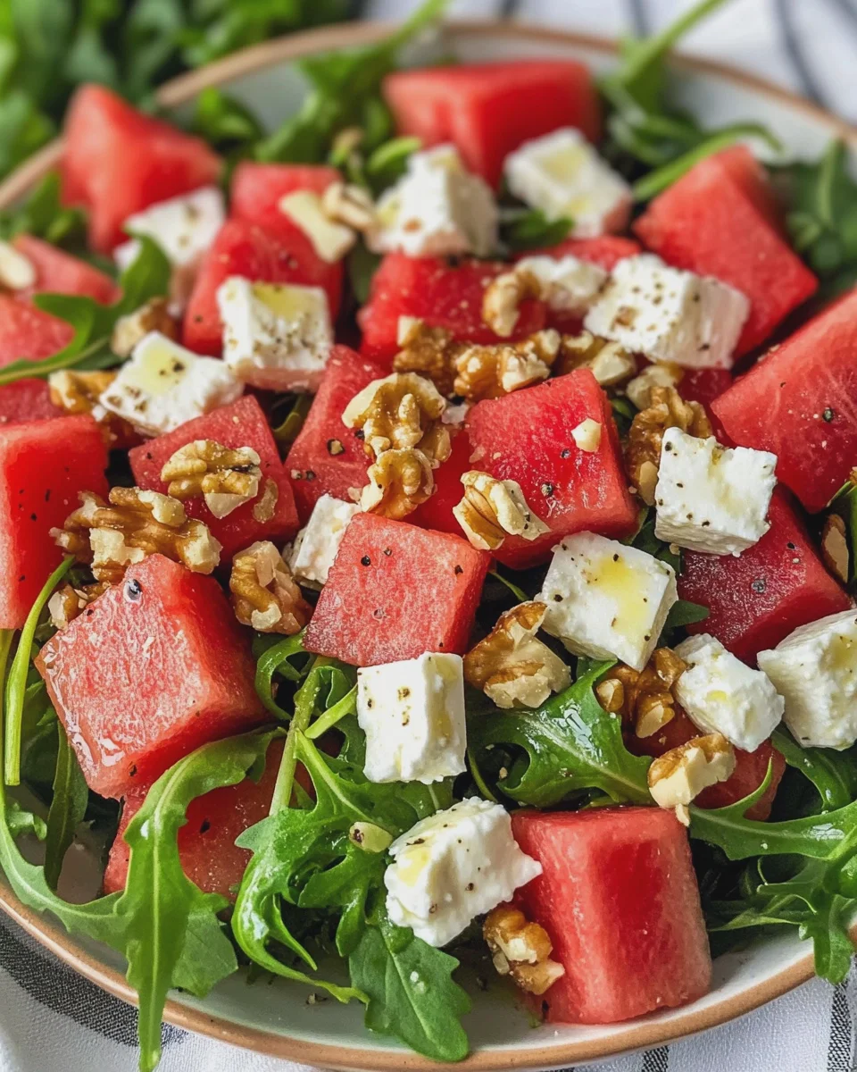 Wassermelonen-Feta-Salat