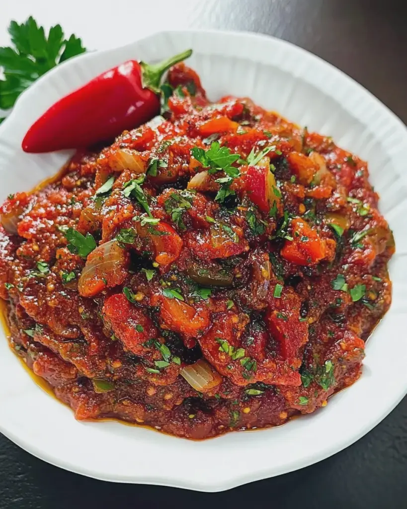 Würziger türkischer Aufstrich – scharfe türkische Gewürzpaste