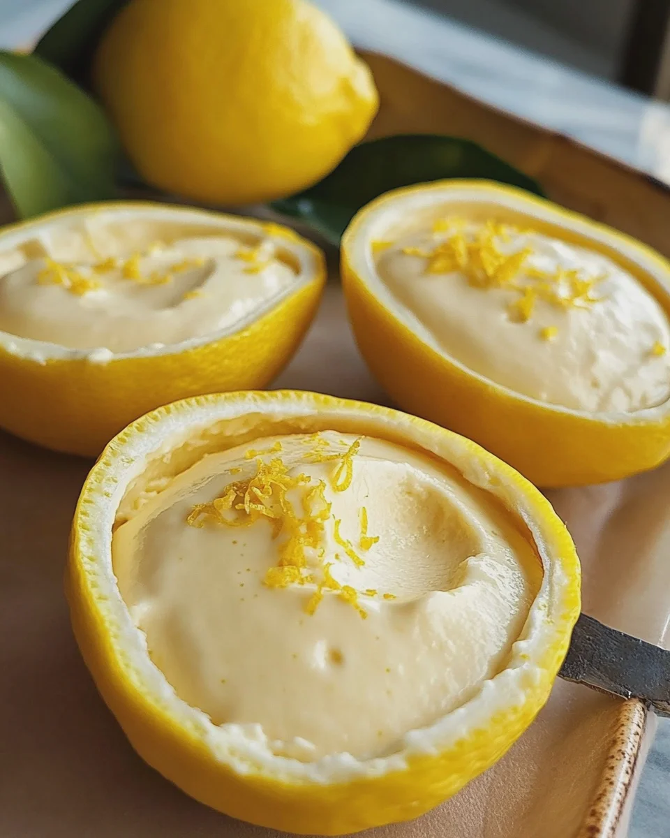 Zitronenmousse
