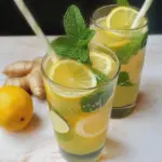 Zitronige Ingwer-Minze-Limonade